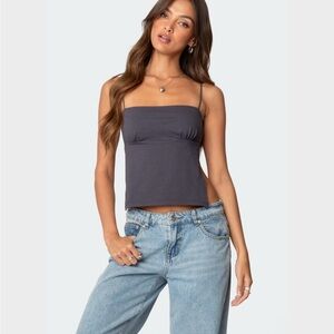 NWT Edikted Jinx Open Back Top